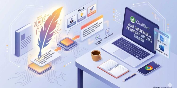 QuillBot : Alat Parafrase & Peningkat Kualitas Tulisan